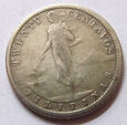 F56073 FILIPINY 20 centavos 1917