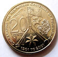 F55970 AUSTRALIA 20 centów 2001 100-lecie Federacji UNC 