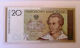 J1488 20 złotych 2009 SŁOWACKI UNC banknot kolekcjonerski