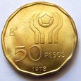 12861 ARGENTYNA 50 pesos 1978 MUNDIAL UNC