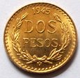 MEKSYK 2 pesos 1945 