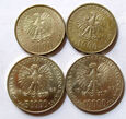 F55551 PRL zestaw 4 srebrnych monet 1982-1988