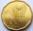 12862 ARGENTYNA 100 pesos 1978 MUNDIAL UNC