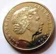 F55973 AUSTRALIA 20 centów 2001 100-lecie Federacji UNC 