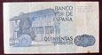 J016 HISZPANIA 500 pesetas 1979