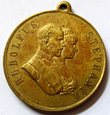 Medal PAMIĄTKA POBYTU RUDOLFA I STEFANII w KRAKOWIE 1887