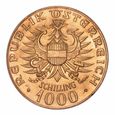 AUSTRIA II REPUBLIKA 1000 SCHILLINGÓW 1976 1000 JAHRE BABENBERGER