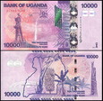 UGANDA, 10000 SHILLINGS / SHILINGI 2011 Pick 52b