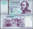 WĘGRY, 5000 FORINT 2008 Pick 199a