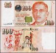 SINGAPUR, 100 DOLLARS (2017) kwadracik pod YOUTH, Pick 50b