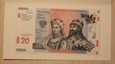 20 zł banknot 1050 rocznica Chrztu Polski AB 0000892 +FOLDER