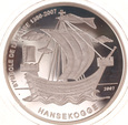 Togo, 1000 Franków 2007 Hansa Koga Żaglowiec Marynistyka Ag