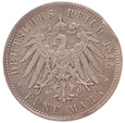 Niemcy. Kaiserreich, Hessen, 5 Marek  1898 Ernst Ag