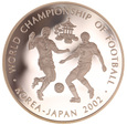Uganda, 1 000 Shilling 2001 Mundial Piłka Nożna Korea-Japonia Ag