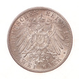 Niemcy. Kaiserreich, Badenia 2 Marki 1907 Pośmiertna Friedrich Ag
