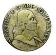 Belgia, Biskupstwo Liege, Patagon 1663 Maksymilian Henryk Bawarski Ag