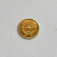 Złota moneta USA 1 dolar 1860? -70? -80? Uszkodzona
