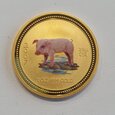 Złota moneta Australia 100 dolarów Rok Świni 2007 (kolor)