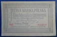 1 JEDNA MARKA POLSKA 1919r 