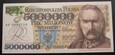 5000000 złotych 1995 Piłsudski   seria AF 0000210 UNC