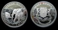 Somalia 100 szylingów 2010 Słonie uncja srebra