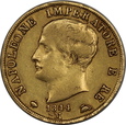 Włochy, 40 Lirów , 1814 M rok