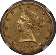 USA, 10 Dolarów Liberty Head 1895 O rok, AU 55 NGC /K7/