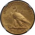 USA, 10 Dolarów Indian Head 1910 rok, AU 58 NGC