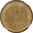 Austria, 25 Szylingów 1928 rok, NGC MS 63PL, /K4/