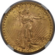USA, 20 Dolarów St. Gaudens 1925 rok,  NGC MS 62