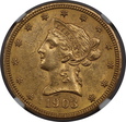 USA , 10 Dolarów Liberty Head 1903 O rok , MS 61 NGC, /K7/