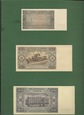 FOLDER NBP-BANKNOTY 1948-1965r (6 szt) 