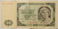 Banknot 50 Złotych - 1948 rok - EG