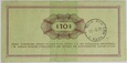 Bon Towarowy 10 dolarów - 1969 rok - Seria FF