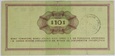 Bon Towarowy 10 dolarów - 1969 rok - Seria Ef