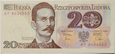Banknot 20 zł 1982 rok - Seria AF