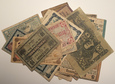 Zestaw banknotów / notgeldów 