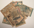 Zestaw banknotów / notgeldów 