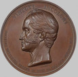 medal Adam Czartoryski, autorstwa Barre’a wybity w 1847