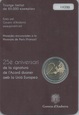 Andora - 2 Euro Podpisanie umowy o unii celnej z Unią Europejską