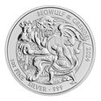  Great Britain 2024 - Myths and Legends - Beowulf Ag999 1oz BU