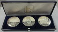 Zestaw Trzech Medali w pudełku o Tematyce Olimpijskiej
