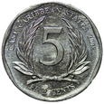 Państwa Wschodniokaraibskie 5 Centów 2008