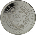 Turcja 20 Lira 2005 - Kangal - Srebro
