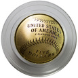 USA 5 Dolarów 2014 - Baseball - Kształt soczewki, Złoto