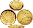 USA 5 Dolarów 2014 - Baseball - Kształt soczewki, Złoto