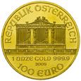 Austria 100 Euro 2009, Filaharmonicy, uncja złota
