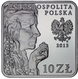 Polska 10 złotych 2013 - Agnieszka Osiecka (Klipa)