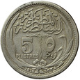 Egipt 5 piastrów 1916, Srebro