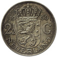 Holandia 2 1/2 Guldena 1960 - Juliana, Srebro